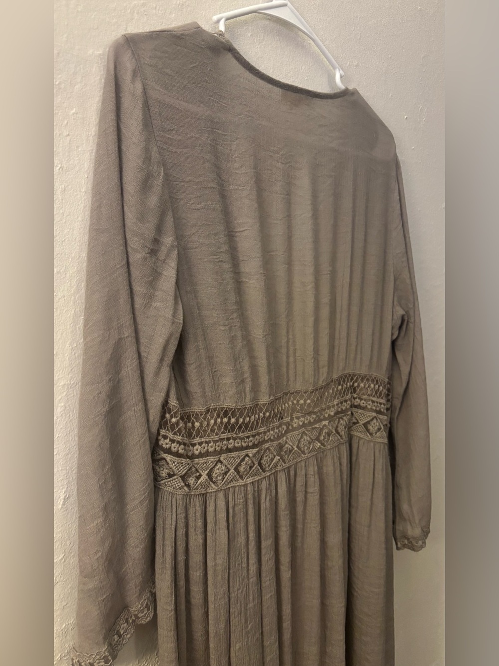 Rebellion Taupe Textured Cardigan - Picture 5 of 8